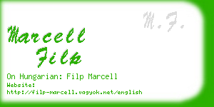 marcell filp business card